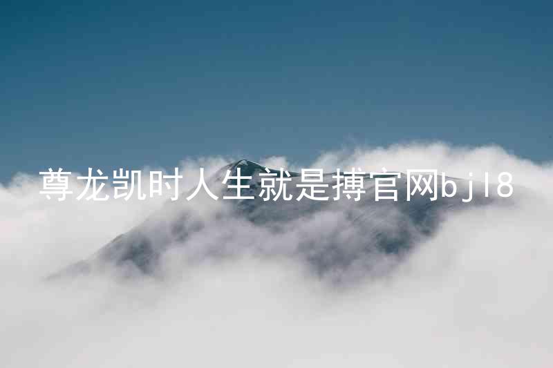 尊龙凯时人生就是搏官网bjl8